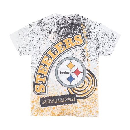 MITCHELL &amp; NESS Maglietta Uomo Nfl Team Burst Sublimated Tee Pitste White/original Team Colors da uomo