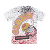 MITCHELL & NESS Maglietta Uomo Nfl Team Burst Sublimated Tee Saf49e White/original Team Colors da uomo