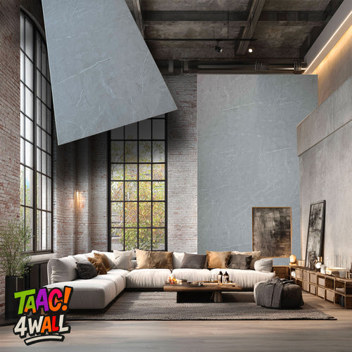 €16,99mq TAAC! 4WALL pacco da 5,76mq (4 pannelli) rivestimento a parete SPC Click 5x600x2400mm ORION