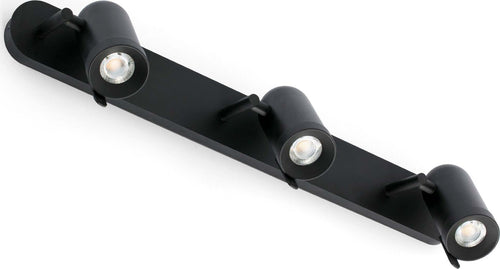 ORLEANS 3L Lampada da parete nera Illuminazione/Illuminazione per interni/Illuminazioni per pareti/Applique Led Mall Home - Napoli, Commerciovirtuoso.it