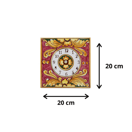 Orologio da Parete in Piastrella Siciliana - It's Tea Time