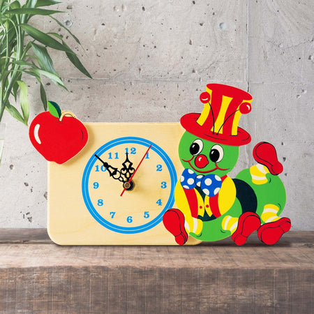 Orologio - Bruco Mela (da Tavolo) Cameretta Bambini Dida