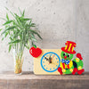 Orologio - Bruco Mela (da Tavolo) Cameretta Bambini Dida