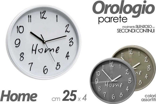 Orologio 25x4cm Parete Home Classico Design Moderno Vari Colori Assortiti 798160 Casa e cucina/Decorazioni per interni/Orologi/Orologi da parete Trade Shop italia - Napoli, Commerciovirtuoso.it