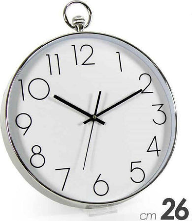 Orologio 26x4cm Parete Movimento Silenzioso Colori Ass. Tondo In Plastica 798061 Casa e cucina/Decorazioni per interni/Orologi/Orologi da parete Trade Shop italia - Napoli, Commerciovirtuoso.it