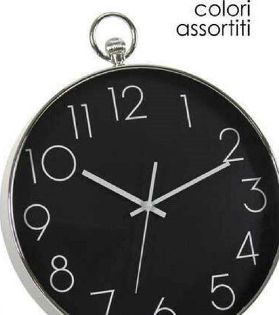 Orologio 26x4cm Parete Movimento Silenzioso Colori Ass. Tondo In Plastica 798061 Casa e cucina/Decorazioni per interni/Orologi/Orologi da parete Trade Shop italia - Napoli, Commerciovirtuoso.it