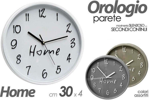 Orologio 30x4 Cm Da Parete Home Classico Design Moderno Colori Assortiti 798153 Casa e cucina/Decorazioni per interni/Orologi/Orologi da parete Trade Shop italia - Napoli, Commerciovirtuoso.it
