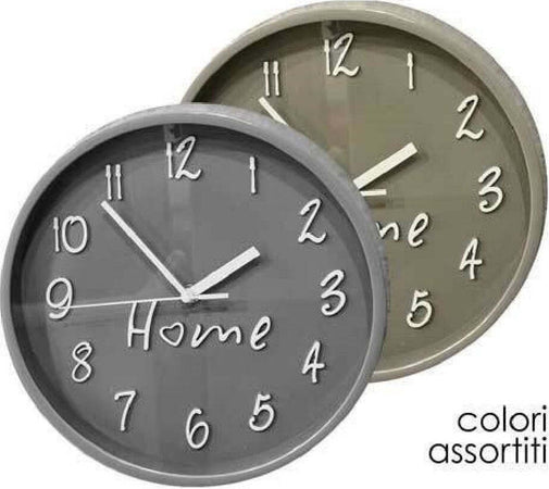 Orologio 30x4 Cm Da Parete Home Classico Design Moderno Colori Assortiti 798153 Casa e cucina/Decorazioni per interni/Orologi/Orologi da parete Trade Shop italia - Napoli, Commerciovirtuoso.it
