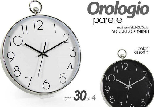 Orologio 30x4 Cm Da Parete Tondo Colori Assortiti In Plastica Silenzioso 798054 Casa e cucina/Decorazioni per interni/Orologi/Orologi da parete Trade Shop italia - Napoli, Commerciovirtuoso.it