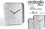 Orologio 30x4cm Da Parete Quadrato Classico Moderno Silenzioso Colori Ass 684142 Casa e cucina/Decorazioni per interni/Orologi/Orologi da parete Trade Shop italia - Napoli, Commerciovirtuoso.it