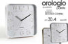 Orologio-30x4cm-Da-Parete-Quadrato-Classico-Moderno-Silenzioso-Colori-Ass-684142