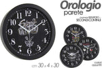 Orologio 30x4x30cm Da Parete Bar Caffe Ristorante Moderno Nero Decori Ass 774621 Casa e cucina/Decorazioni per interni/Orologi/Orologi da parete Trade Shop italia - Napoli, Commerciovirtuoso.it