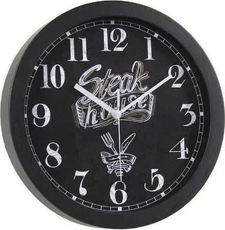 Orologio 30x4x30cm Da Parete Bar Caffe Ristorante Moderno Nero Decori Ass 774621 Casa e cucina/Decorazioni per interni/Orologi/Orologi da parete Trade Shop italia - Napoli, Commerciovirtuoso.it