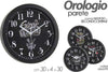 Orologio-30x4x30cm-Da-Parete-Bar-Caffe-Ristorante-Moderno-Nero-Decori-Ass-774621