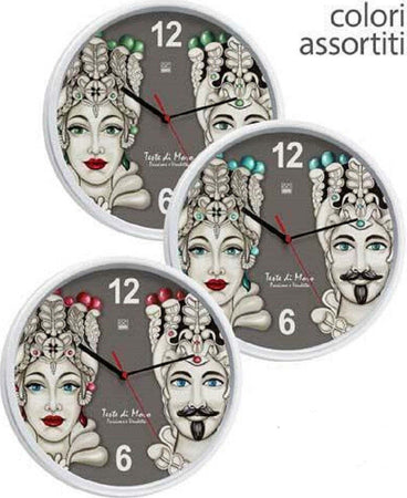 Orologio 31x4cm Da Parete Testa Di Moro Marrone Moderno Tondo Colori Ass 820205 Casa e cucina/Decorazioni per interni/Orologi/Orologi da parete Trade Shop italia - Napoli, Commerciovirtuoso.it