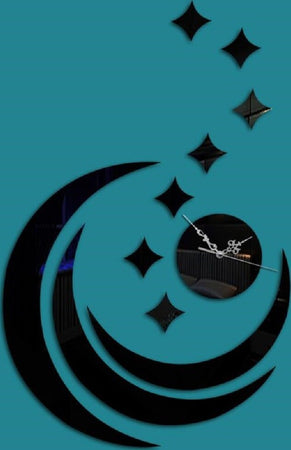 Orologio 3d Moderno Luna Adesivo Muro Effetto Specchio Parete Casa Bar Ufficio Casa, arredamento e bricolage > Accessori Casa > Orologi e Sveglie Trade Shop italia - Napoli, Commerciovirtuoso.it