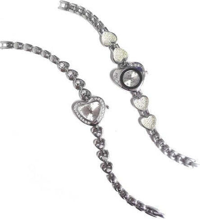 OROLOGIO A CUORE CON STRASS GRANDI TAGLIO SWAROVSKI SU QUADRANTE E BRACCIALE Moda/Donna/Orologi/Orologi da polso Trade Shop italia - Napoli, Commerciovirtuoso.it