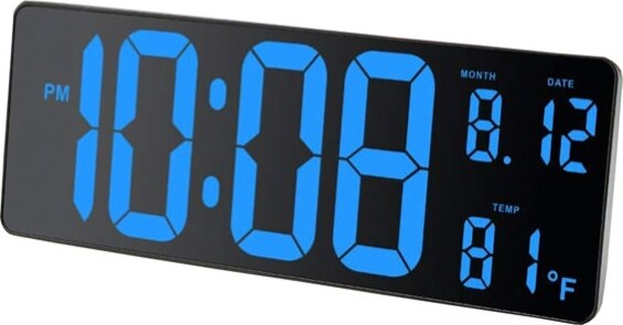 Orologio a LED HORDGTL - 37 5 x 13 5 cm Alba Casa e cucina/Decorazioni per interni/Orologi/Orologi particolari/Stazioni meteorologiche Eurocartuccia - Pavullo, Commerciovirtuoso.it