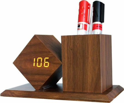 Orologio A Led Sveglia Da Tavolo In Legno Con Portapenne Incorporato Casa, arredamento e bricolage > Accessori Casa > Orologi e Sveglie Trade Shop italia - Napoli, Commerciovirtuoso.it