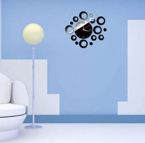 Orologio A Parete Adesivo 3d Effetto Specchio Decorazione Palla Cerchi Numeri Romani Casa, arredamento e bricolage > Accessori Casa > Orologi e Sveglie Trade Shop italia - Napoli, Commerciovirtuoso.it