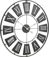 Orologio a parete con numeri romani per cameretta e cucina idea regalo Ø 70 cm Casa e cucina/Decorazioni per interni/Orologi/Orologi da parete Decor Space - Altamura, Commerciovirtuoso.it