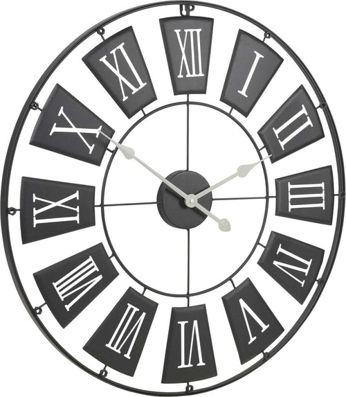 Orologio a parete con numeri romani per cameretta e cucina idea regalo Ø 70 cm Casa e cucina/Decorazioni per interni/Orologi/Orologi da parete Decor Space - Altamura, Commerciovirtuoso.it