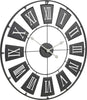 Orologio a parete con numeri romani per cameretta e cucina idea regalo Ø 70 cm Casa e cucina/Decorazioni per interni/Orologi/Orologi da parete Decor Space - Altamura, Commerciovirtuoso.it