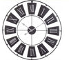 Orologio a parete con numeri romani per cameretta e cucina idea regalo Ø 70 cm Casa e cucina/Decorazioni per interni/Orologi/Orologi da parete Decor Space - Altamura, Commerciovirtuoso.it