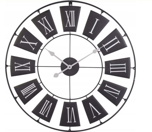 Orologio a parete con numeri romani per cameretta e cucina idea regalo Ø 70 cm Casa e cucina/Decorazioni per interni/Orologi/Orologi da parete Decor Space - Altamura, Commerciovirtuoso.it