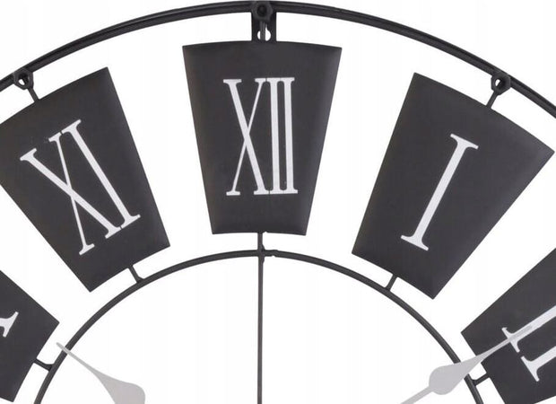 Orologio a parete con numeri romani per cameretta e cucina idea regalo Ø 70 cm Casa e cucina/Decorazioni per interni/Orologi/Orologi da parete Decor Space - Altamura, Commerciovirtuoso.it