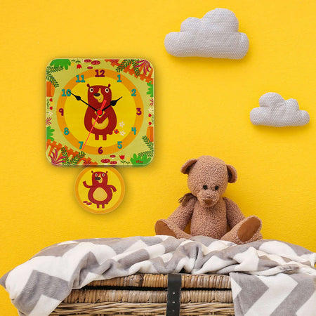 Orologio A Pendolo - Orsi Da Parete Cameretta Bambini Dida