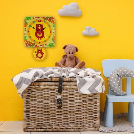 Orologio A Pendolo - Orsi Da Parete Cameretta Bambini Dida