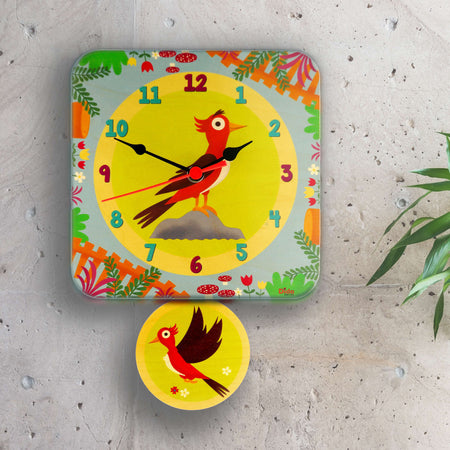 Orologio A Pendolo - Picchi Da Parete Cameretta Bambini Dida