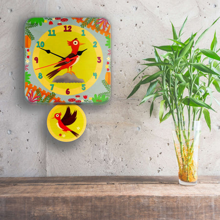 Orologio A Pendolo - Picchi Da Parete Cameretta Bambini Dida