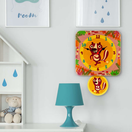 Orologio A Pendolo - Puzzole Da Parete Cameretta Bambini Dida