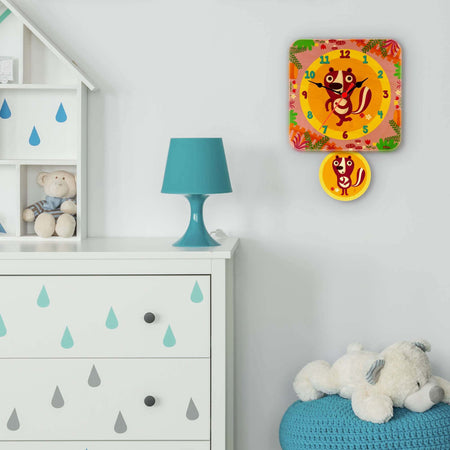 Orologio A Pendolo - Puzzole Da Parete Cameretta Bambini Dida