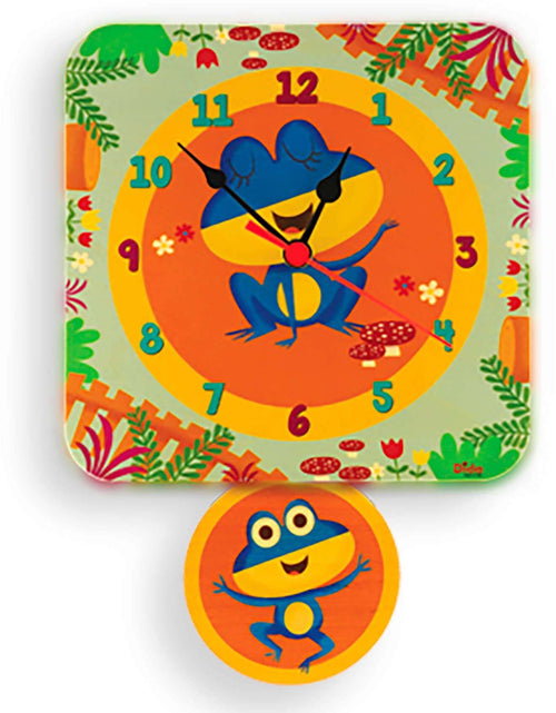 Orologio A Pendolo - Ranocchi Da Parete Cameretta Bambini Dida