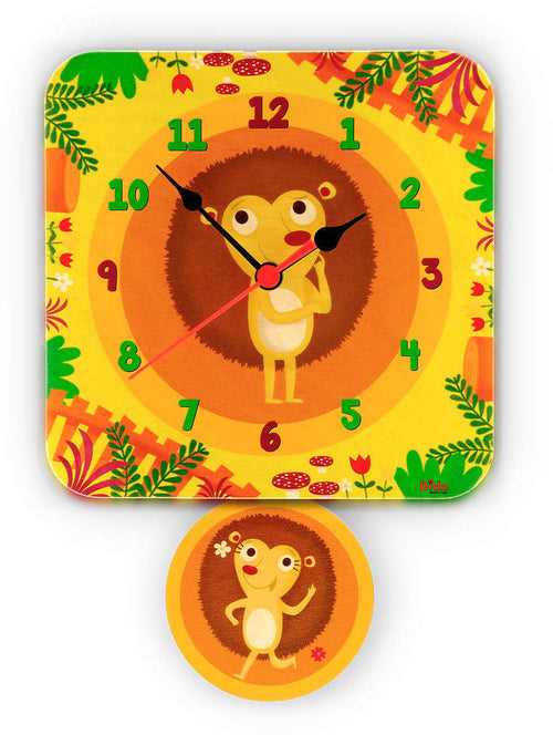 Orologio A Pendolo - Ricci Da Parete Cameretta Bambini Dida