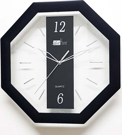 OROLOGIO ANALOGICO PARETE 28 CM QUADRANTE OTTAGONALE NERO TRASPARENTE PLASTICA Casa e cucina/Decorazioni per interni/Orologi/Orologi da parete Trade Shop italia - Napoli, Commerciovirtuoso.it