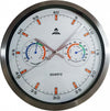 OROLOGIO ANALOGICO PARETE CON TERMOMETRO IGROMETRO ACCIAIO 25CM QUADRANTE TONDO Casa e cucina/Decorazioni per interni/Orologi/Orologi da parete Trade Shop italia - Napoli, Commerciovirtuoso.it