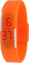 Orologio Bracciale Da Polso Touch Led Digitale Uomo Donna Silicone Arancione Moda/Uomo/Orologi/Orologi da polso Trade Shop italia - Napoli, Commerciovirtuoso.it