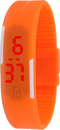 Orologio Bracciale Da Polso Touch Led Digitale Uomo Donna Silicone Arancione Moda/Uomo/Orologi/Orologi da polso Trade Shop italia - Napoli, Commerciovirtuoso.it