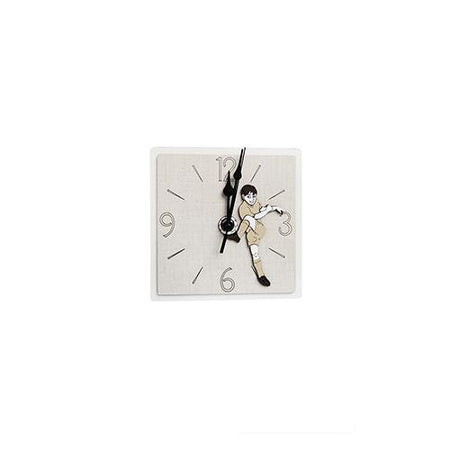 Orologio in legno mdf da appoggio, personalizzabile. Misure cm. 16 x cm. 16