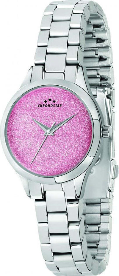 Orologio-CHRONOSTAR-donna-Shimmer-tempo-acciaio--/-rosa