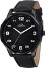 Orologio-CHRONOSTAR-uomo-Brave-tempo-pelle-nero