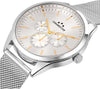 Orologio-CHRONOSTAR-uomo-Classique-multi-funzione-acciaio-mesh
