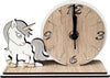 Orologio con base  in legno mdf e strass. Personalizzabile, misure cm 14,5 x 10 h. Casa e cucina/Decorazioni per interni/Orologi/Orologi da parete MagiediNatale.it - Altamura, Commerciovirtuoso.it