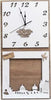 Orologio con portafoto in legno mdf decorato. Personalizzabile. Misure cm. 30 x 60 h. Casa e cucina/Decorazioni per interni/Orologi/Orologi da parete MagiediNatale.it - Altamura, Commerciovirtuoso.it