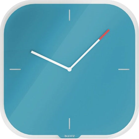 Orologio Cosy - da parete - silenzioso - in vetro - blu - Leitz Casa e cucina/Decorazioni per interni/Orologi/Orologi particolari/Stazioni meteorologiche Eurocartuccia - Pavullo, Commerciovirtuoso.it