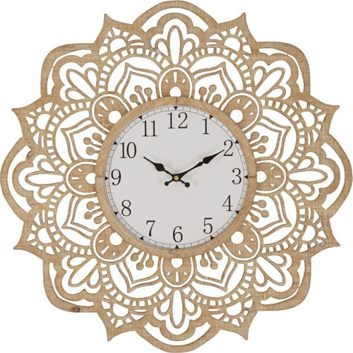 Orologio Da Muro Carving Cm 60X4,5 Casa e cucina/Decorazioni per interni/Orologi/Orologi da parete Led Mall Home - Napoli, Commerciovirtuoso.it